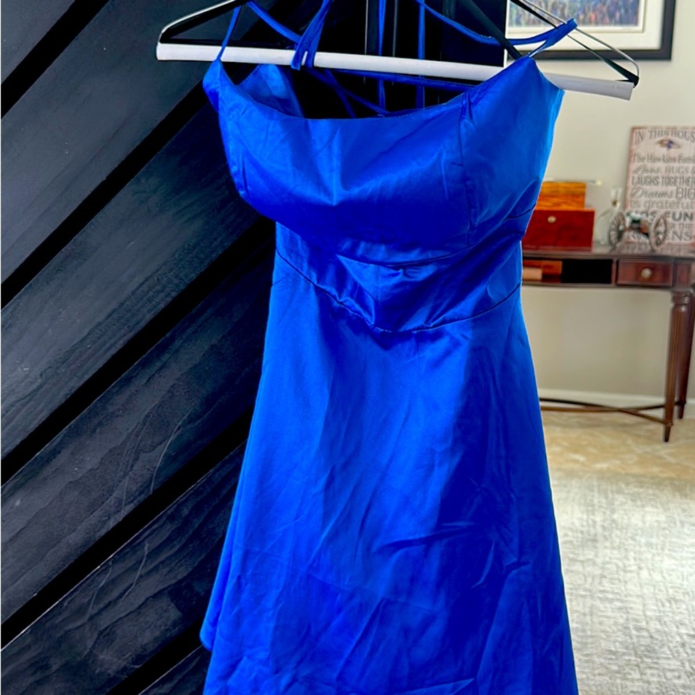 Formal, backless dress